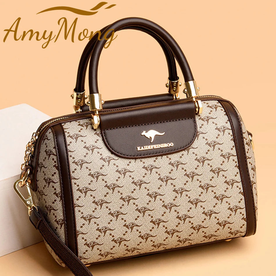 Sacs à main en cuir à poignée supérieure pour femmes, sacs à main de créateurs de luxe, mode initiée, Messenger, Croosbody, fourre-tout Boston, haute qualité