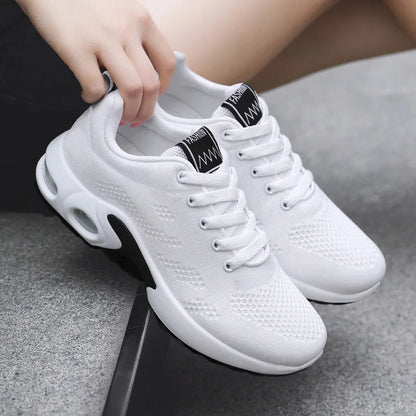 Shoes Women 2025 New Air Cushion Shoes Korean Version of Fashion Trend Foreign Trade Women's Soft Sole Breathable Sports S