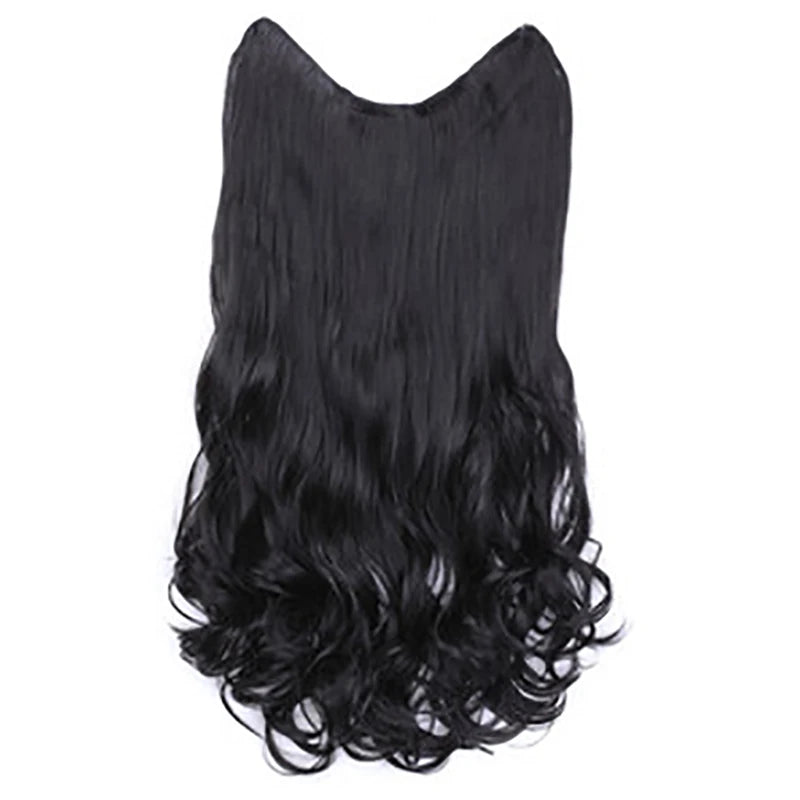 WEILAI femmes cheveux accessoires V Extension de cheveux perruques synthétiques Extension de cheveux