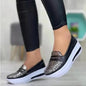 Wholesale Girls' Summer Casual Sports Sneakers Soft Vulcanized Slip-On Platform Shoes With PU Insole Loafers Running Shoes Style