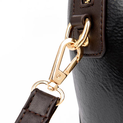 Sac à main à poignée supérieure en cuir pour femmes, sac à bandoulière à coque décontractée, sacs de messager initiés, sac à main à la mode pour dames, super haute qualité