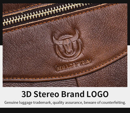 BULLCAPTAIN-Sac à Main en Cuir group pour Homme, Sacoche pour Bombes, Ordinateur Portable de 14 Pouces, Bureau, Affaires
