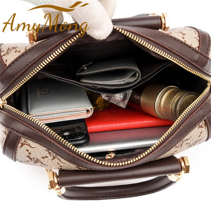 Sacs à main en cuir à poignée supérieure pour femmes, sacs à main de créateurs de luxe, mode initiée, Messenger, Croosbody, fourre-tout Boston, haute qualité