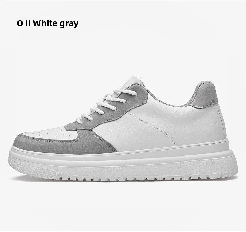 Hot Selling 6cm,8cm 10cm Height Increasing Walking Styles Leather Casual Sneakers 36-44 Height-enhancing Sports Shoes
