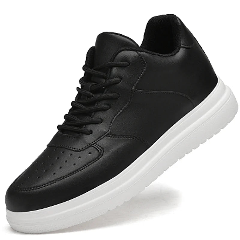 Hot Selling 6cm,8cm 10cm Height Increasing Walking Styles Leather Casual Sneakers 36-44 Height-enhancing Sports Shoes