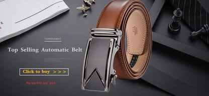 Hommes couleur rouge 3.5 cm largeur bracelet en cuir de vache haute qualité boucle automatique ceintures pour hommes marque de luxe concepteur ceintures homme B995