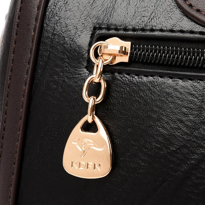 Sac à main à poignée supérieure en cuir pour femmes, sac à bandoulière à coque décontractée, sacs de messager initiés, sac à main à la mode pour dames, super haute qualité