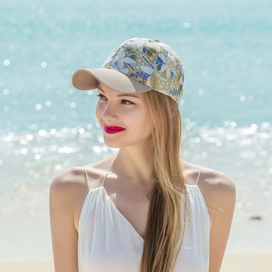 Casquette de Baseball pour femmes, imprimé floral, réglable, à rabat, mode d'été, pare-soleil d'extérieur, Bonnet pour dames, gorras