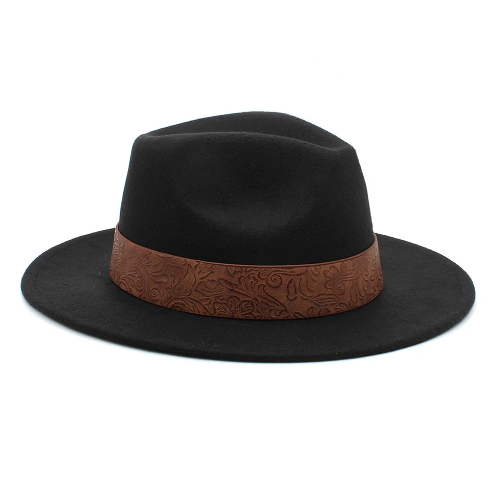 Chapeaux Panama Parent-enfant, 2 tailles, pour hommes, femmes et enfants, chapeaux de soleil à large bord, casquettes Fedora Trilby Jazz, voyage en plein air, fête, Style de rue