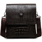 Marque de luxe sac de messager hommes en cuir affaires Alligator sac à bandoulière mâle sacoche décontractée Crocodile Grain sac à bandoulière pour hommes