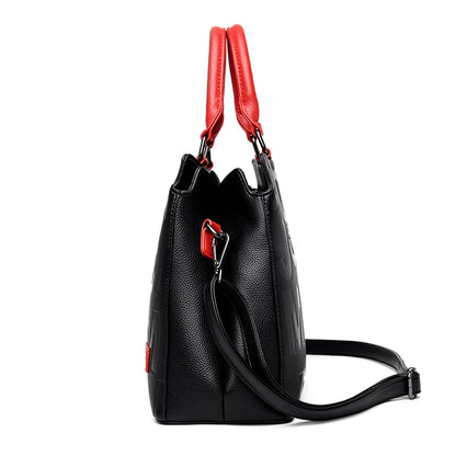 Sacs à main de luxe en cuir pour femmes, fourre-tout de grande capacité, créateur de mode, 2024