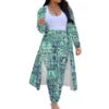 Print on Demand Swimming Cover up for Women Trendy Coat for Ladies Polynesian Traditional Casual Club Night Long Cardigan