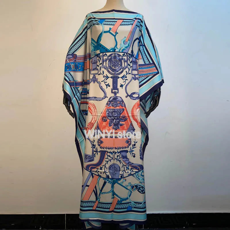 Robe Africaine Dashiki Imprimée, Style Bohème, Hijab, Abaya Musulmane Élégante, Bazin, pour ix, Sexy