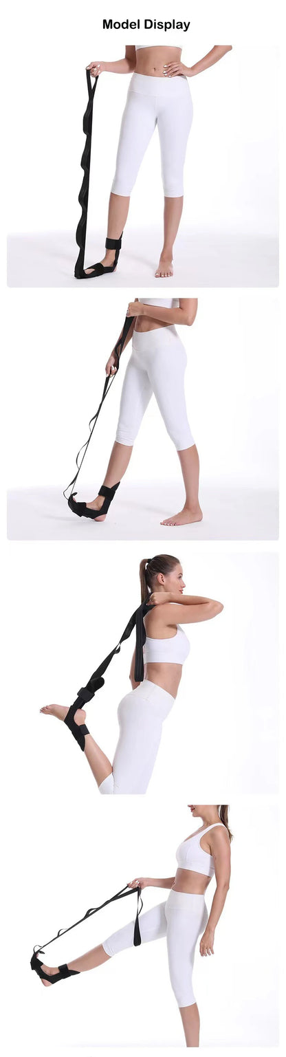 Fitness Foot & Calf Stretching Strap for Physical Therapy Yoga Foot Stretch Straps With Loops for Recovery