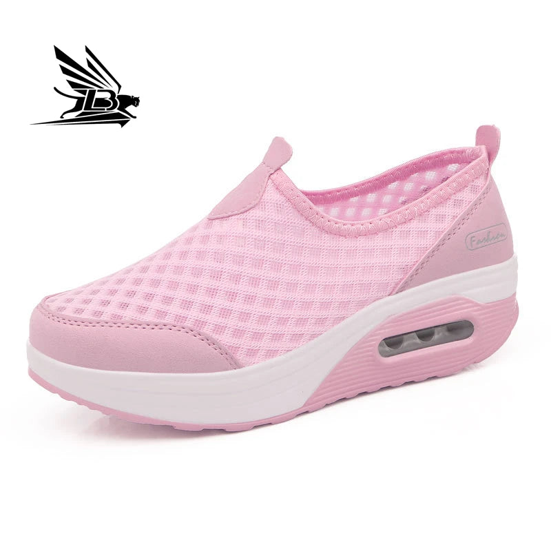 Summer Women Shoes Lightweight Breathable Mesh Casual Shoes Women Sneakers Walking Shoes Woman