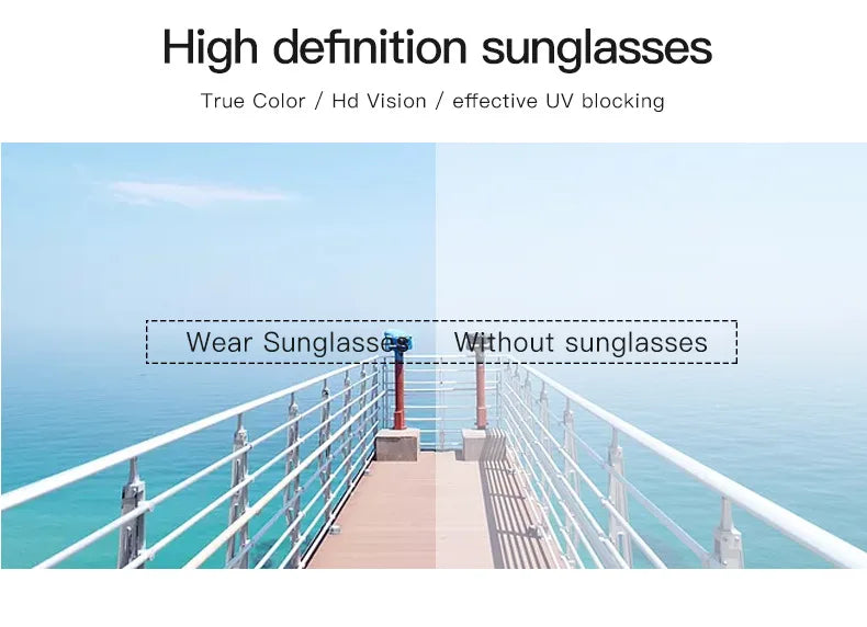 RUOBO – lunettes de soleil sans monture pour femmes, verres dégradés, branches en métal, UV400, vente en gros