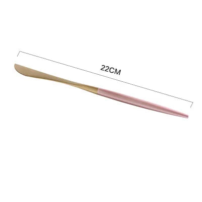 Stainless Steel Cutlery Set Dinner Fork Knife Dessert Spoons Coffee Stirring Spoon Fruit Fork Tableware Home Restaurant Supplier