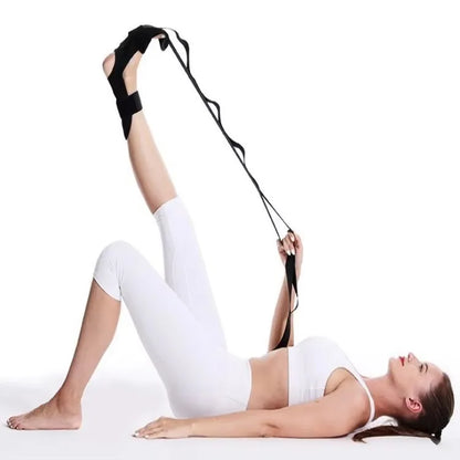 Fitness Foot & Calf Stretching Strap for Physical Therapy Yoga Foot Stretch Straps With Loops for Recovery