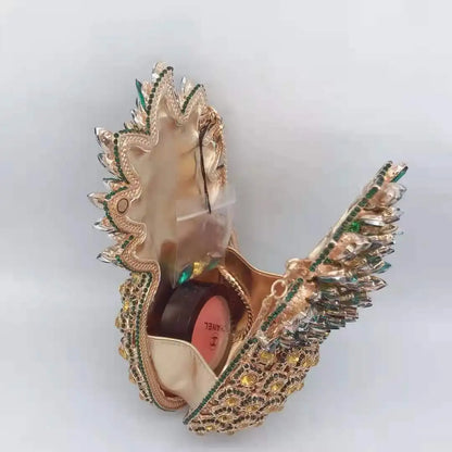 Sacs à main ananas pour femmes, rouge/argent/or/champagne diamant, nouvelle mode, pochette biscuits, pocommuniste de soirée