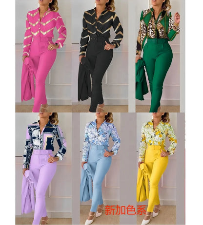 Spring Autumn New Women's Polyester Long Sleeve Fashion Casual Suit /Jacket Not Included