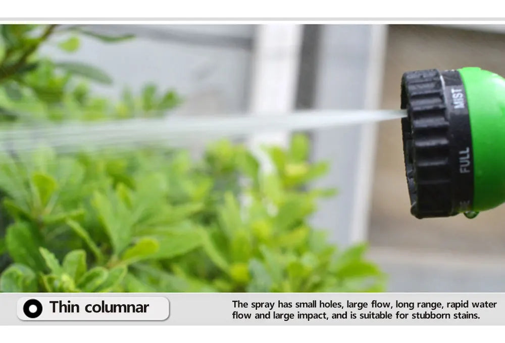 Tuyau d'arrosage tuyau d'eau tuyau magique extensible 7 modèles pistolet à eau Pot de mousse moulinets flexibles tuyau pistolet de lavage de voiture pulvérisateur