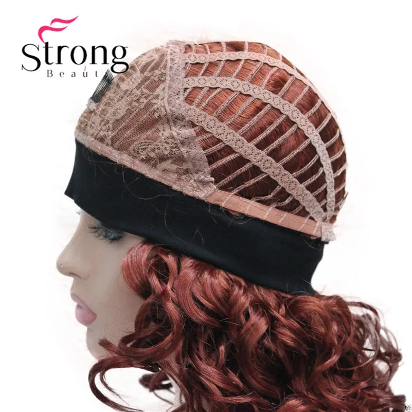 Perruques synthétiques courtes 3/4 à reflets blonds pour femmes, postiche bouclée avec bandeau, choix de couleurs