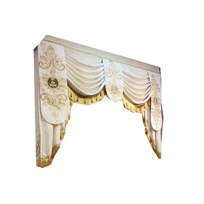 Rideau de Villa occultant Beige brodé Chenille de haute qualité, Style européen, Voile personnalisé pour salon et chambre à coucher