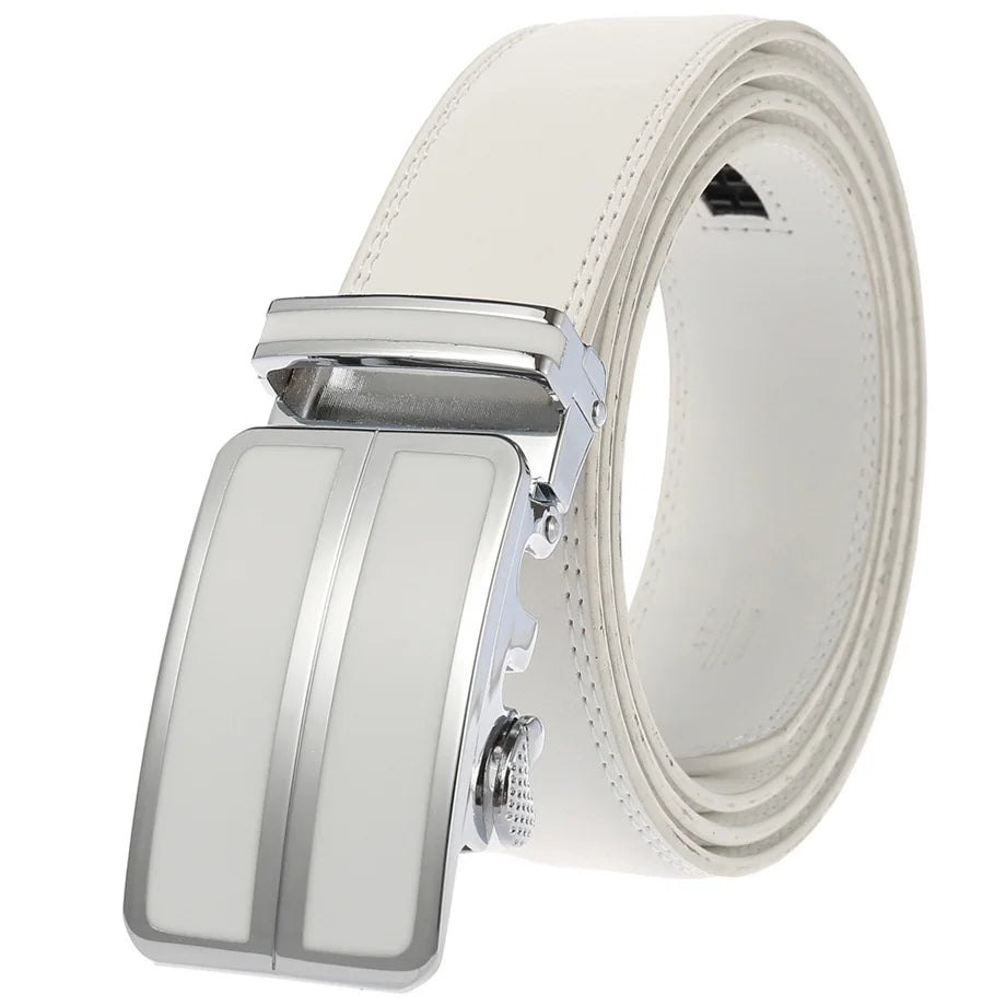 Plyesxale-Ceinture habillée en cuir véritable pour homme, cuir de vachette, automatique, strucformel, environnemental, rouge, noir, marron clair, B272