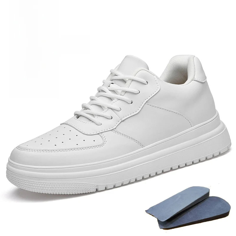 Hot Selling 6cm,8cm 10cm Height Increasing Walking Styles Leather Casual Sneakers 36-44 Height-enhancing Sports Shoes