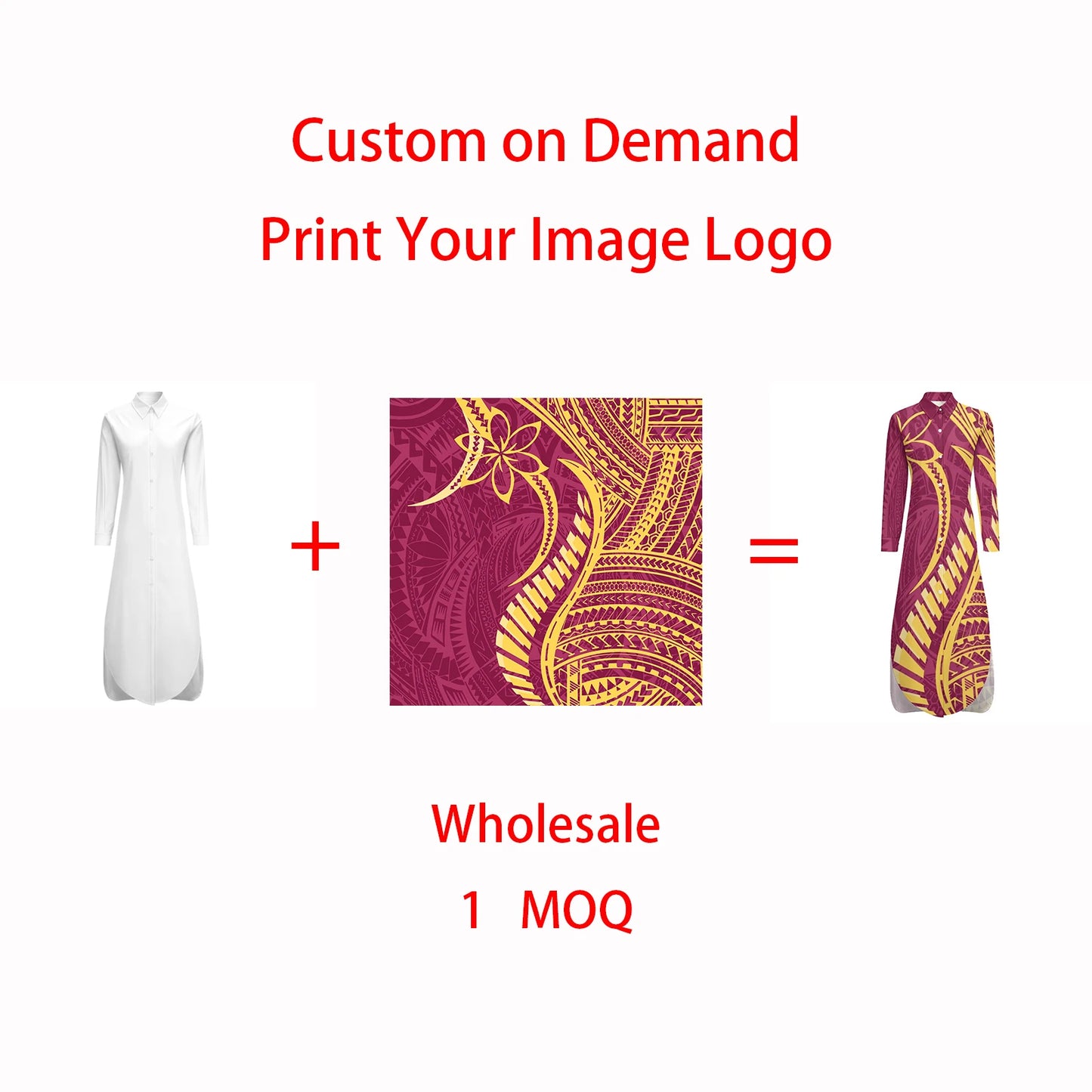 Personality Lime Green Polynesian Print Maxi Dress Elegant Women Shirt Dresses Custom Clothing Plus Size Dress Skirts