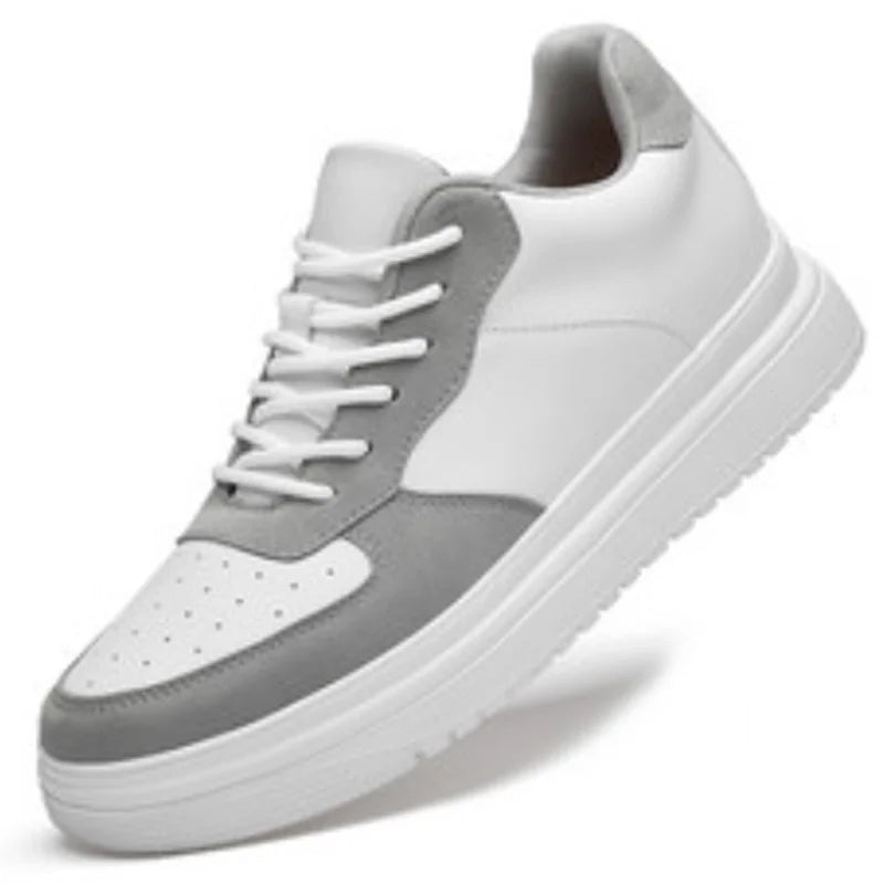 Hot Selling 6cm,8cm 10cm Height Increasing Walking Styles Leather Casual Sneakers 36-44 Height-enhancing Sports Shoes