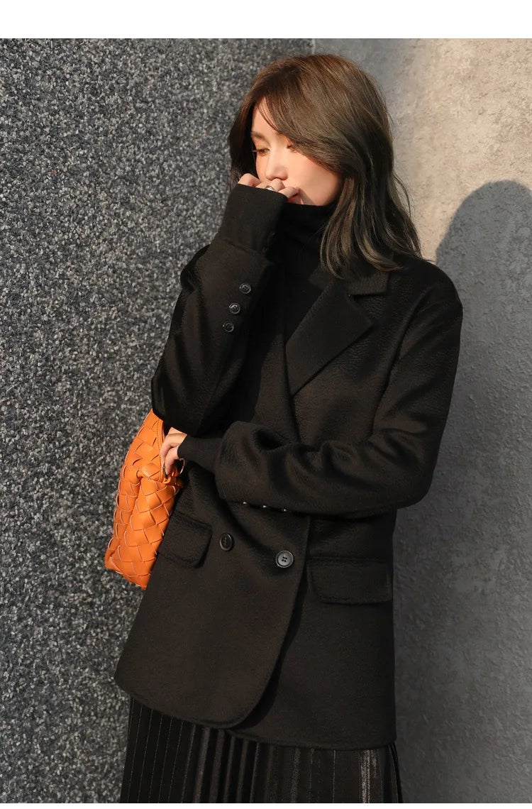 Top Selling Good Quality Ladies Korean Clothes Women's Jackets Womens Wool Coat Women