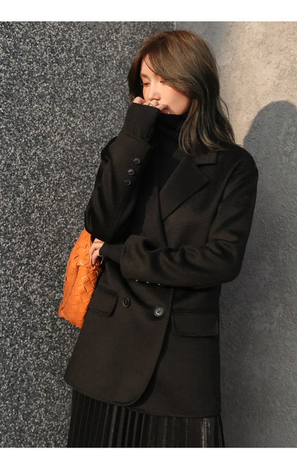 Top Selling Good Quality Ladies Korean Clothes Women's Jackets Womens Wool Coat Women