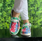 BUSY GIRL DW4051 Wholesale Canvas Lace up Boat Sneaker Women 2023 Fashion Tie Dye Flat Shoes Women Boat Shoes