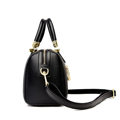 Granded marque en cuir de vachette Sac à main sac à main femmes décontracté bandoulière sacs à bandoulière de luxe dames fourre-tout Boston Sac 2024