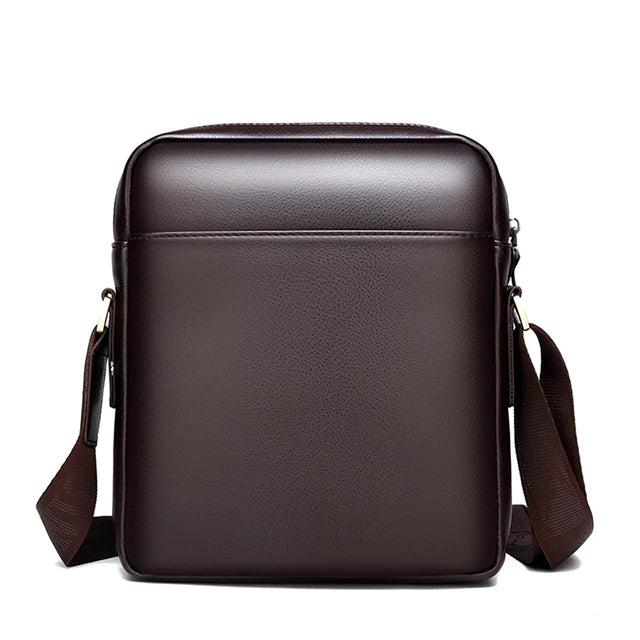 Factory Wholesale Men's Messenger Bag High Quality PU Leather Shoulder Bag Fashion Casual Trendy Small Men's Bag