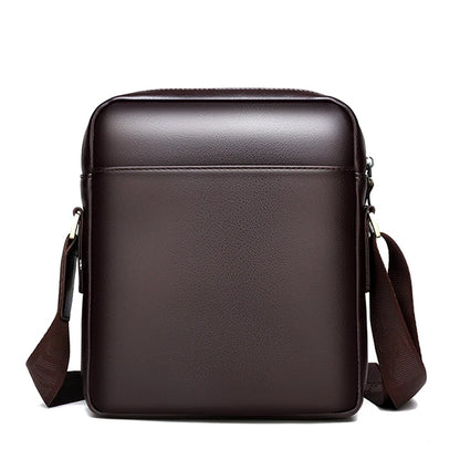 Factory Wholesale Men's Messenger Bag High Quality PU Leather Shoulder Bag Fashion Casual Trendy Small Men's Bag