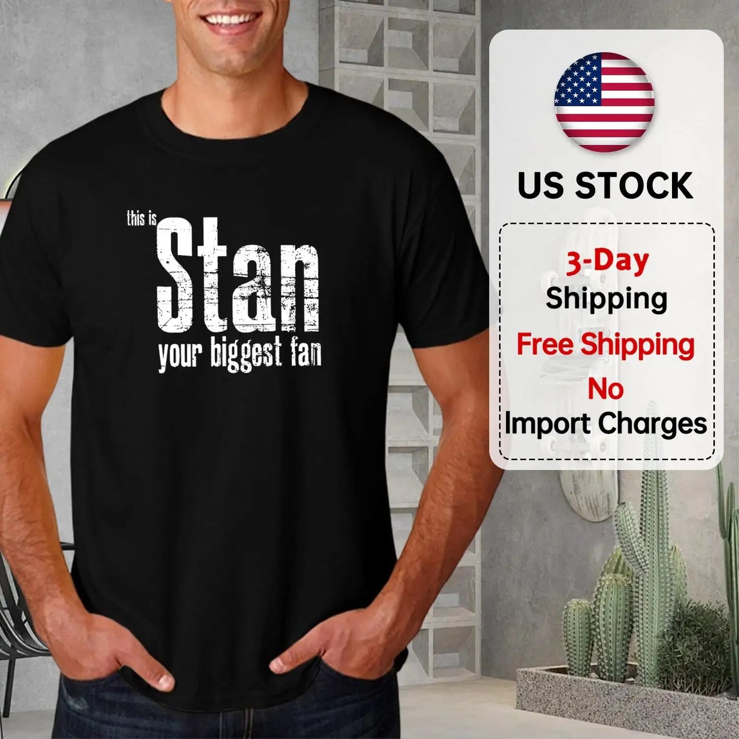 Men's Trump Vance T-Shirt - Retro Graphic Tee, Short Sleeve, Comfortable Fit