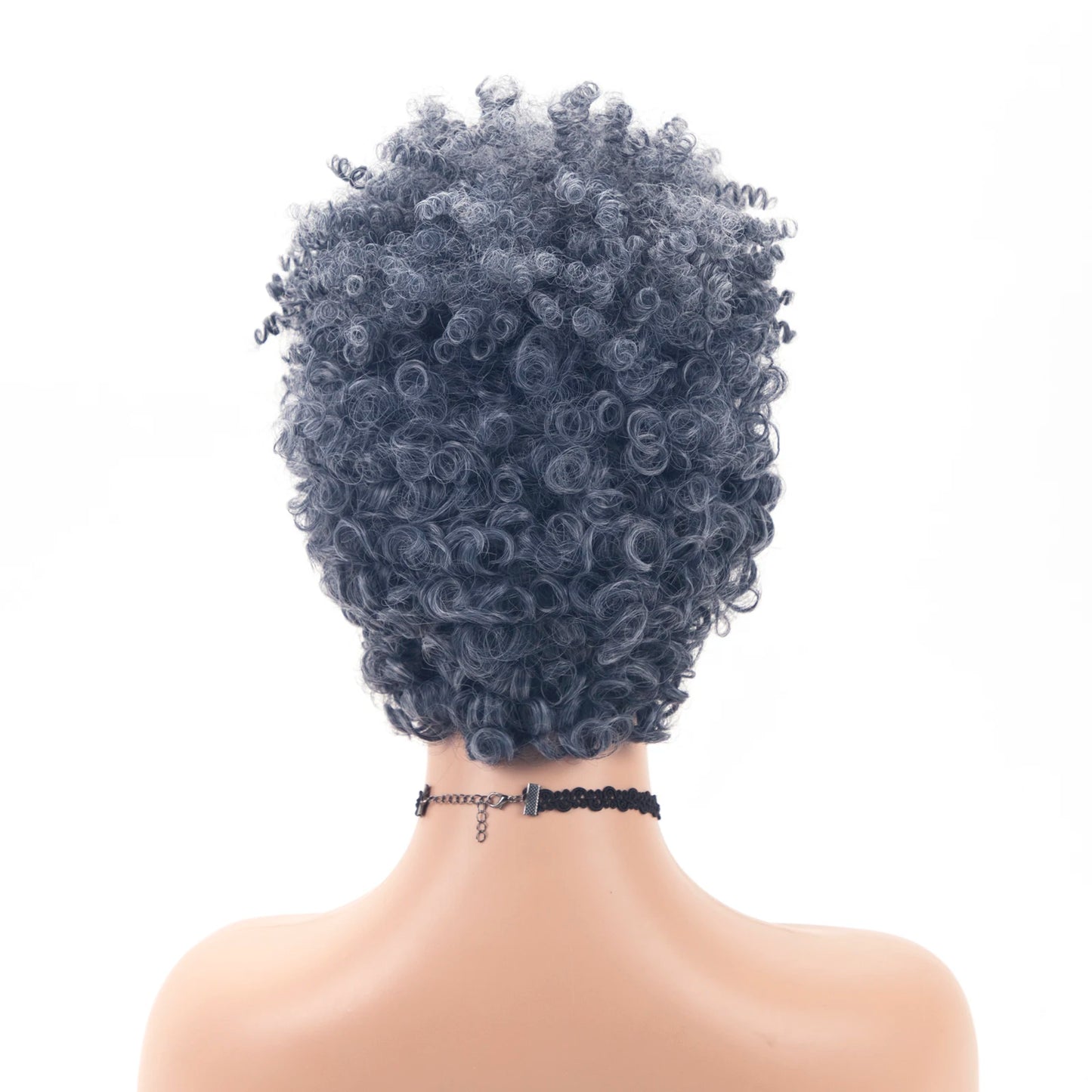Perruque Afro Synthétique Courte Crépue Bouclée pour Femmes Noires, Blonde à Noire, Naturelle Comme Vrais Cheveux, Cosplay, ix