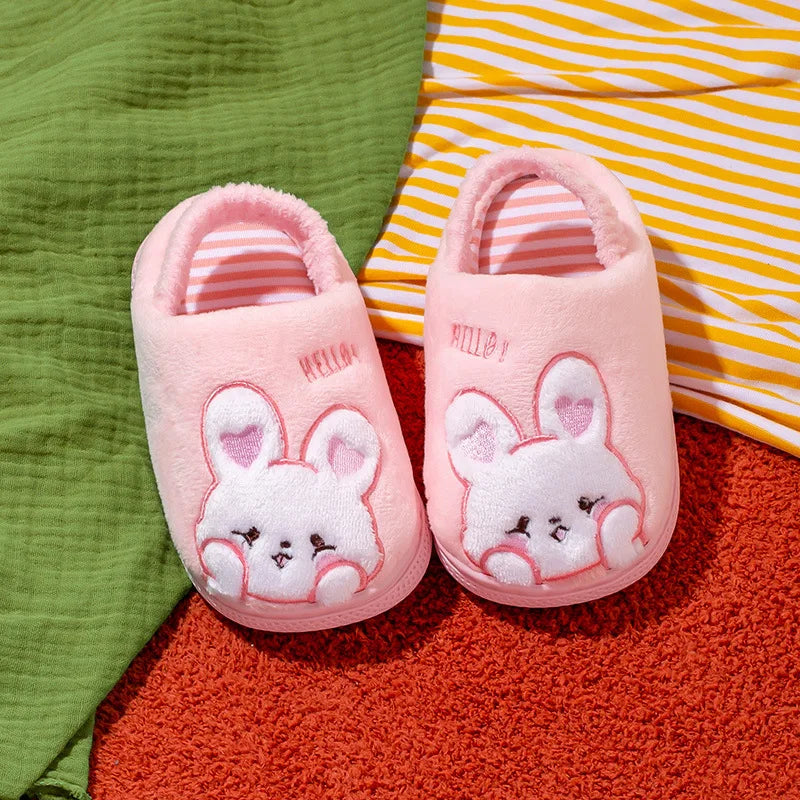 Winter Cartoon Children Shoes Warm Comfortable Children's Shoes Cute Soft Bottom Non-slip Kids Shoes Indoor Cheap Fashion
