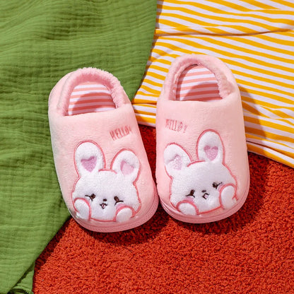 Winter Cartoon Children Shoes Warm Comfortable Children's Shoes Cute Soft Bottom Non-slip Kids Shoes Indoor Cheap Fashion