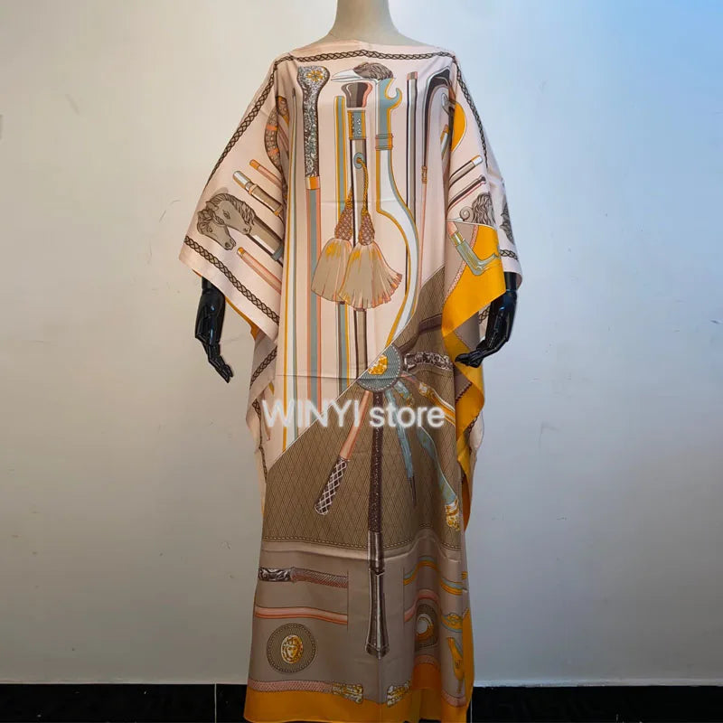 Robe Africaine Dashiki Imprimée, Style Bohème, Hijab, Abaya Musulmane Élégante, Bazin, pour ix, Sexy