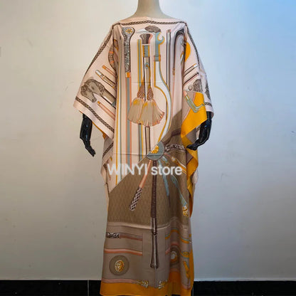 Robe Africaine Dashiki Imprimée, Style Bohème, Hijab, Abaya Musulmane Élégante, Bazin, pour ix, Sexy