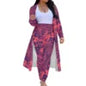 Print on Demand Swimming Cover up for Women Trendy Coat for Ladies Polynesian Traditional Casual Club Night Long Cardigan