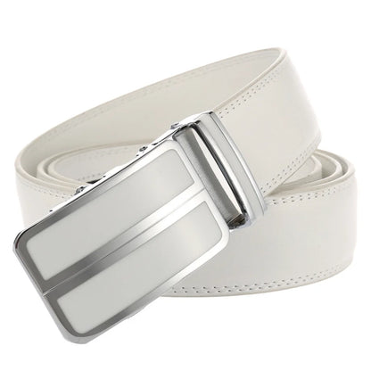 Plyesxale-Ceinture habillée en cuir véritable pour homme, cuir de vachette, automatique, strucformel, environnemental, rouge, noir, marron clair, B272