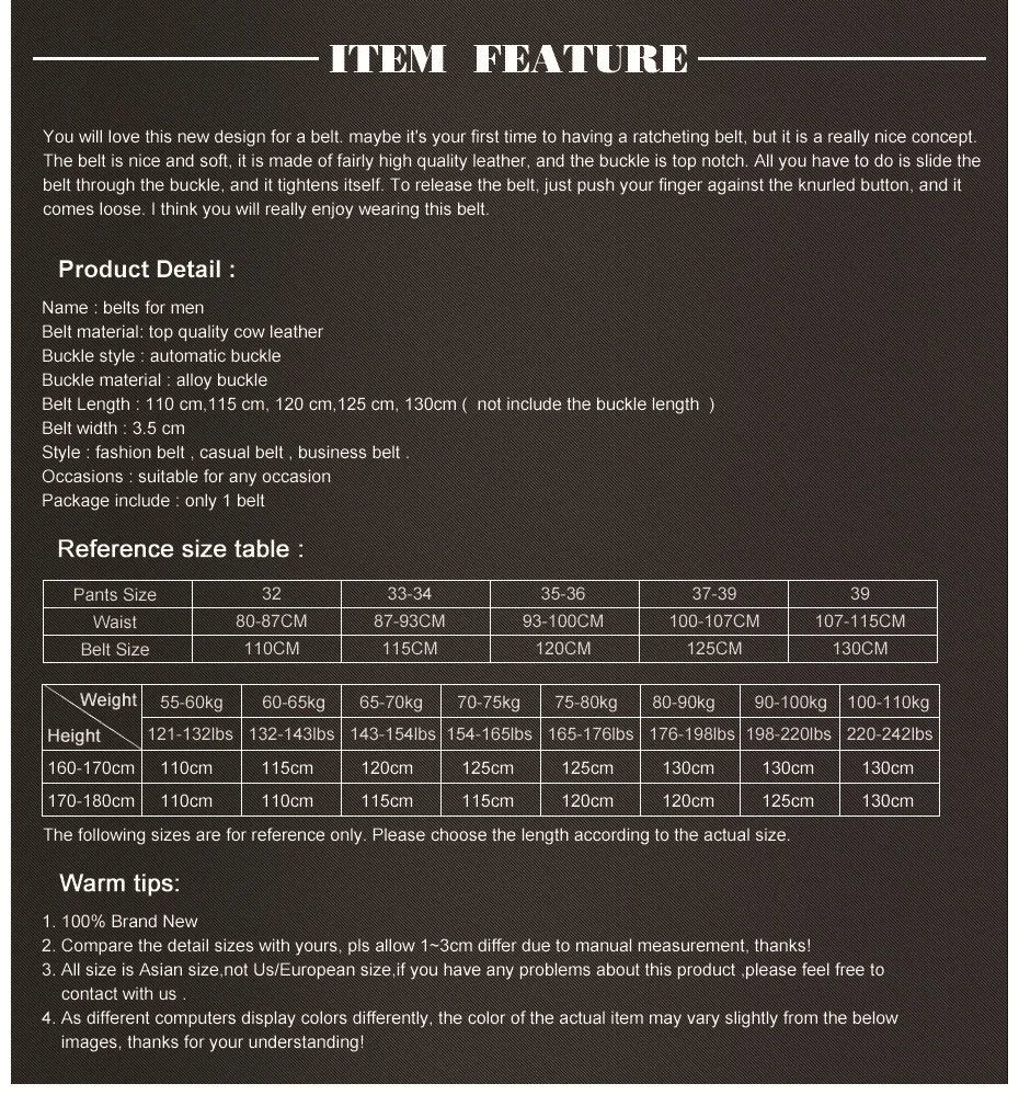 Hommes couleur rouge 3.5 cm largeur bracelet en cuir de vache haute qualité boucle automatique ceintures pour hommes marque de luxe concepteur ceintures homme B995