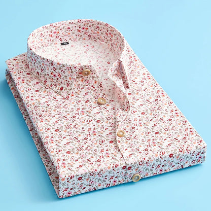 Chemises hawaïennes à manches courtes pour hommes, grande taille 5XL, en coton, décontractées, à fleurs, ondulées, vêtements réguliers, à la mode, nouvelle collection été 2023