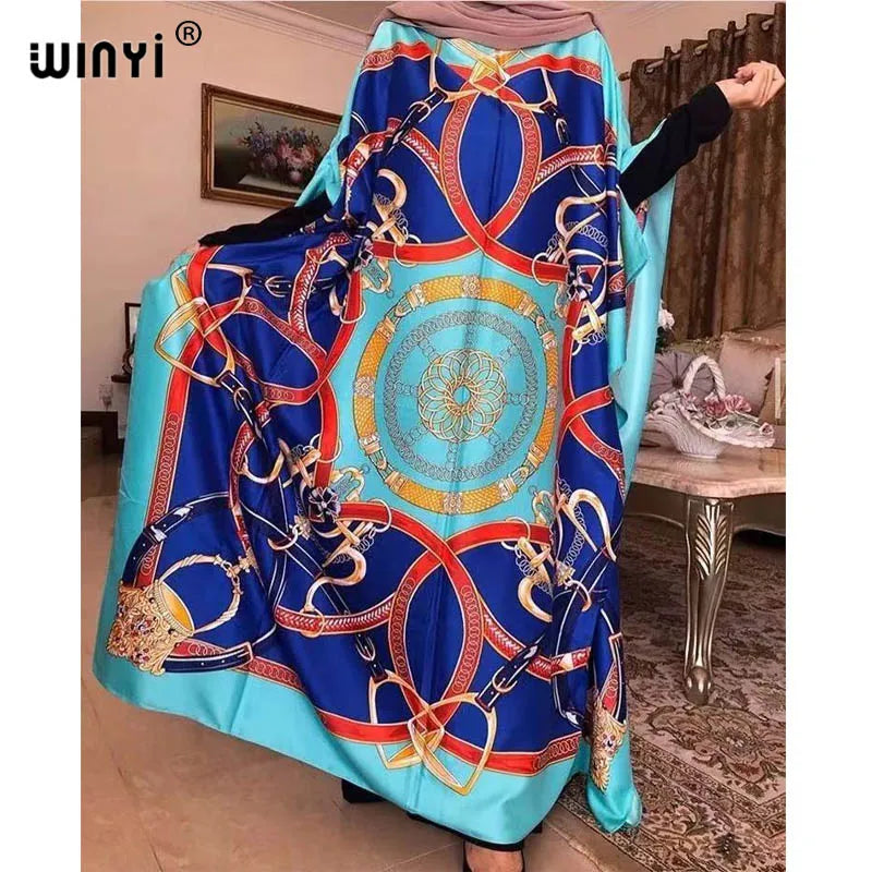 Robe Africaine Dashiki Imprimée, Style Bohème, Hijab, Abaya Musulmane Élégante, Bazin, pour ix, Sexy