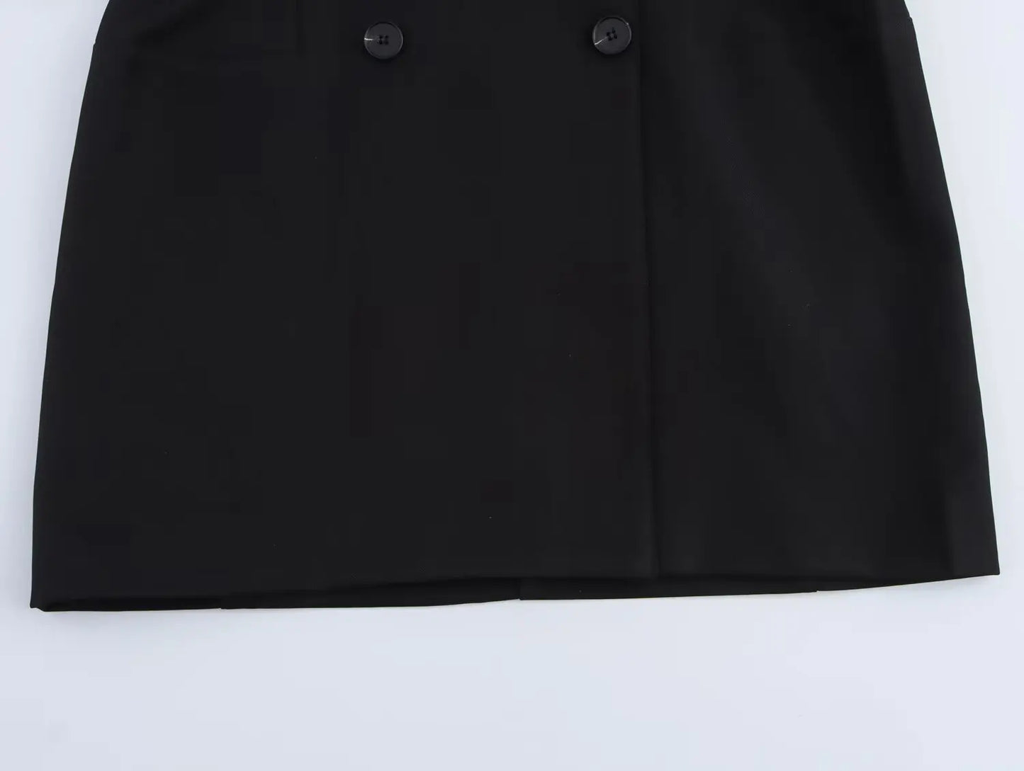 Women 2025 Spring New Chic Fashion Double-Break Dress Blazer Coat Vintage Long Sleeve Casual Female Outerwear