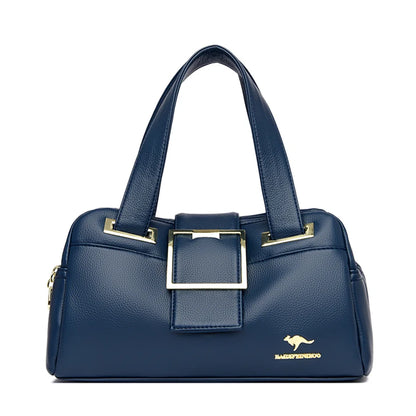 Sacs à main en cuir multicouches pour femmes, sac à poignée supérieure, sacs à main de qualité, designer de luxe féminin, grande capacité, Boston Ladies Sac A Main